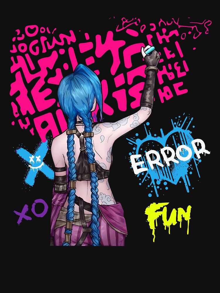 Jinx Arcane Graphic Style by HaloHop