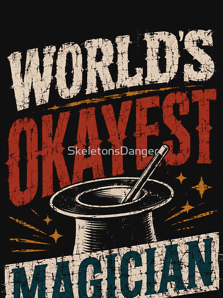 World's Okayest Magician Magic Performer Illusionist by SkeletonsDanger