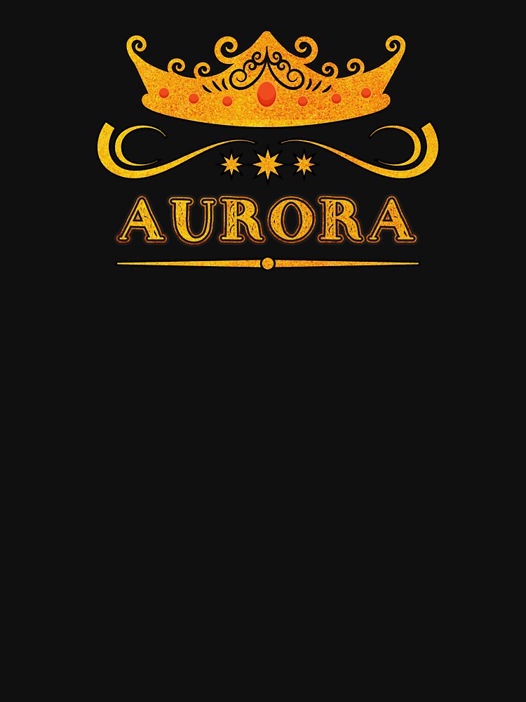 Aurora Personalized Name With Crown - Cool & Custom Gift for Girls, Teens by Oussinc