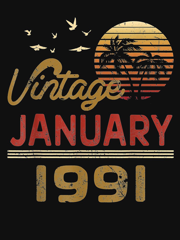 Vintage January 1991 Limited Edition Birthday Gift by melisenda