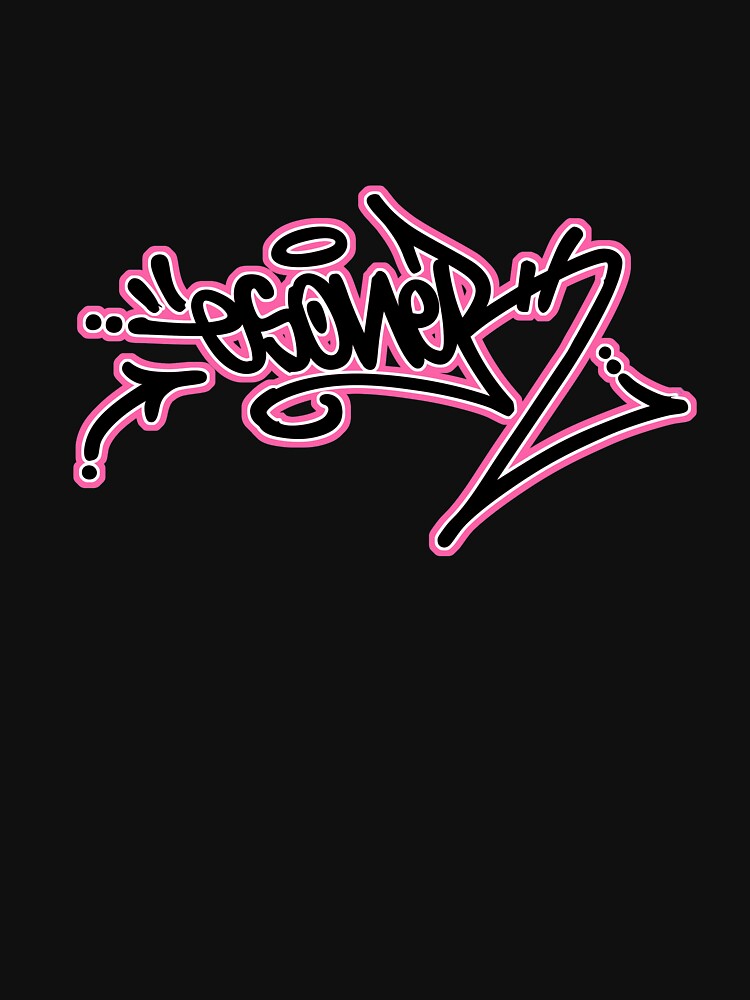 PINK ESONER TAG URBAN GRAFFITI STREET STYLE by GraffitiBomberZ