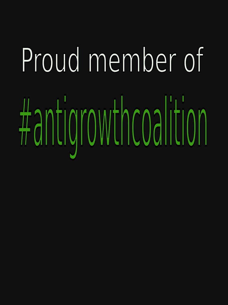 antigrowth coalition by CottagePop