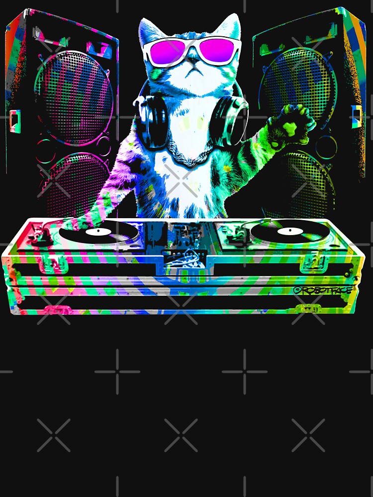 HOUSE CAT (That DJ Kitty) by ROBOTFACE T-Shirts