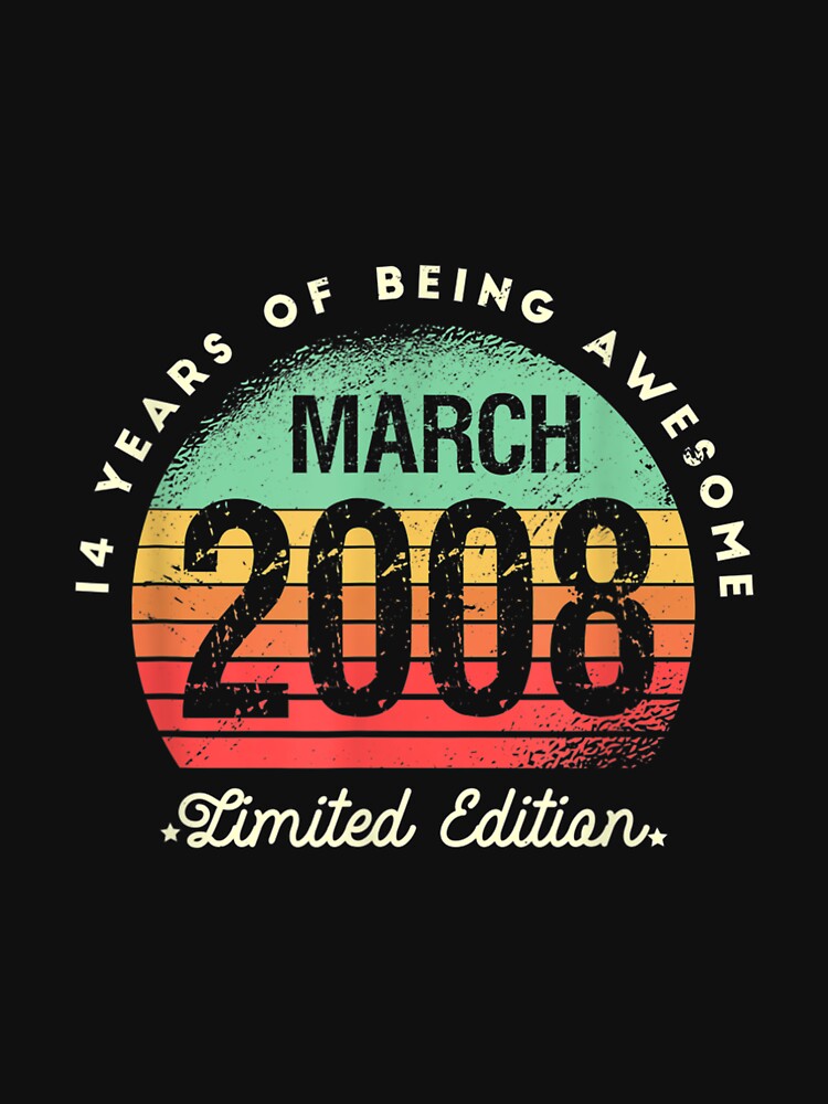 14 Years Of Being Awesome Limited Edition March 2008 by bessiey23