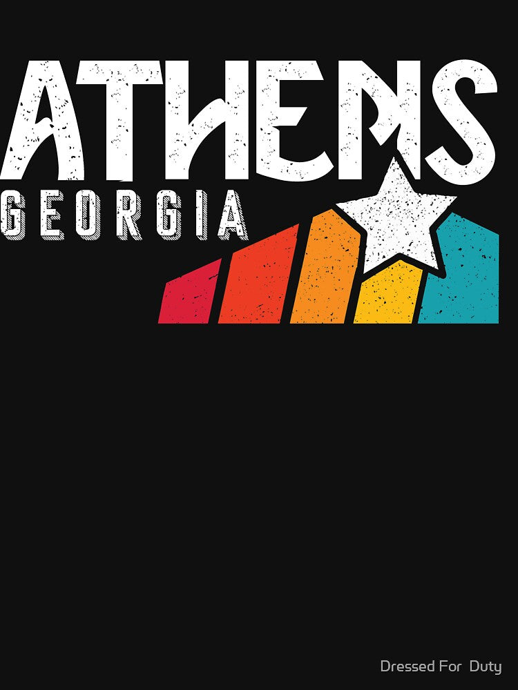 Athens Georgia - American USA Retro Vintage Souvenir Gift by Dressed For  Duty
