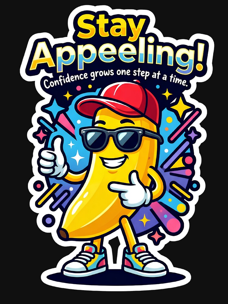 Cute Banana Confidence by Tharaazu
