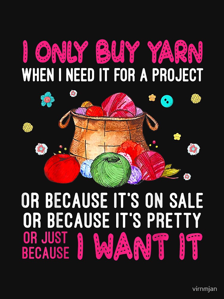 Funny Crochet Knitting Themed Novelty Gifts For Women TShirt15 by virnmjan