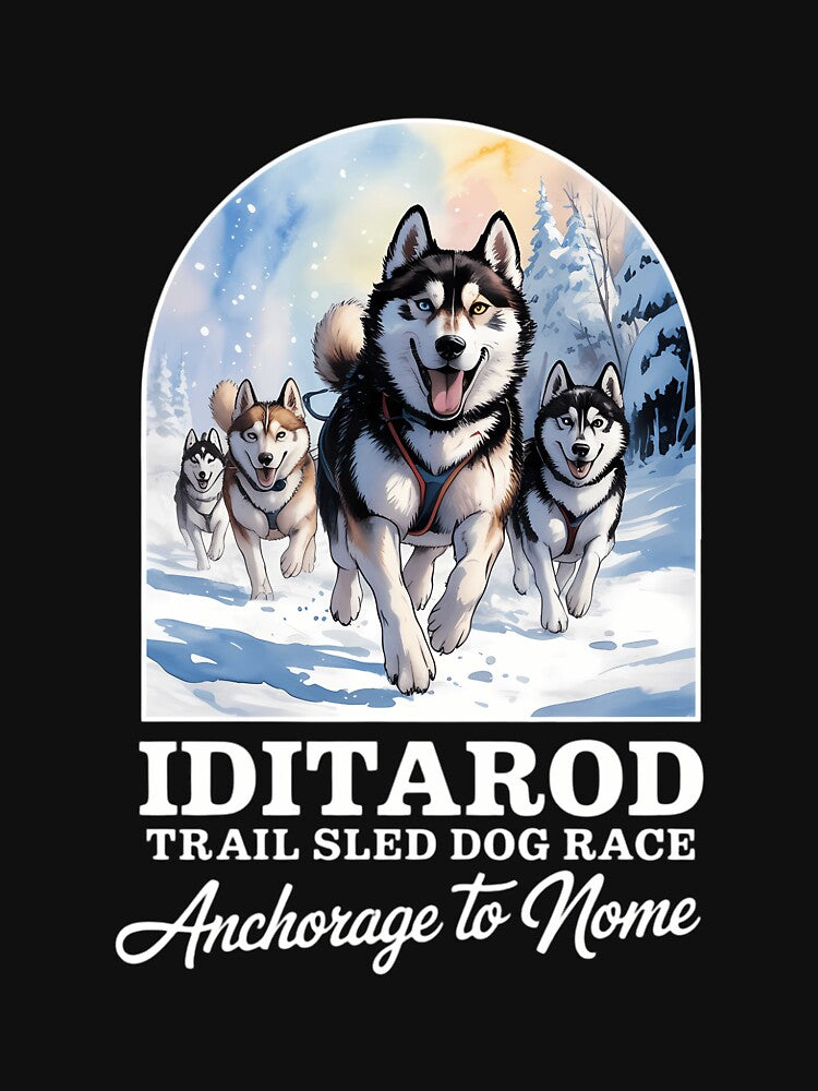 Alaska Dog Iditarod Tril Sled Dò Rage Anchorage To Nome by ValerieRodrigue