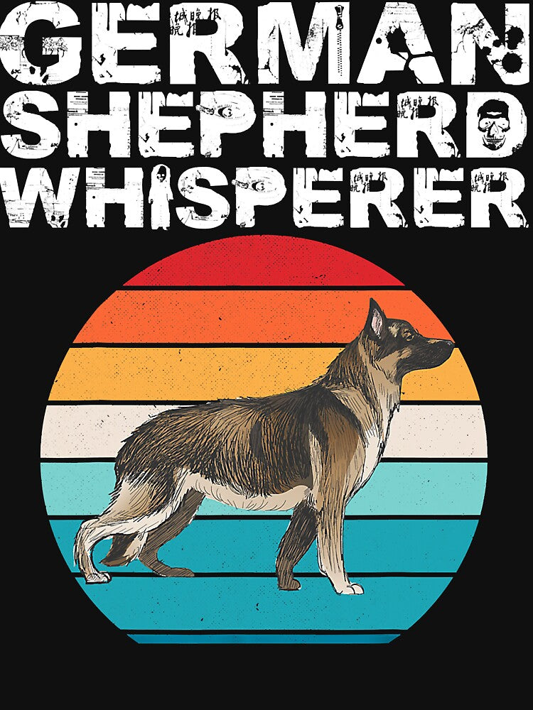 German Shepherd Whisperer Funny Dog Lover by GordonDrummond