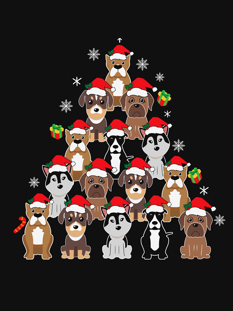 dogs christmas by Thehecticstore