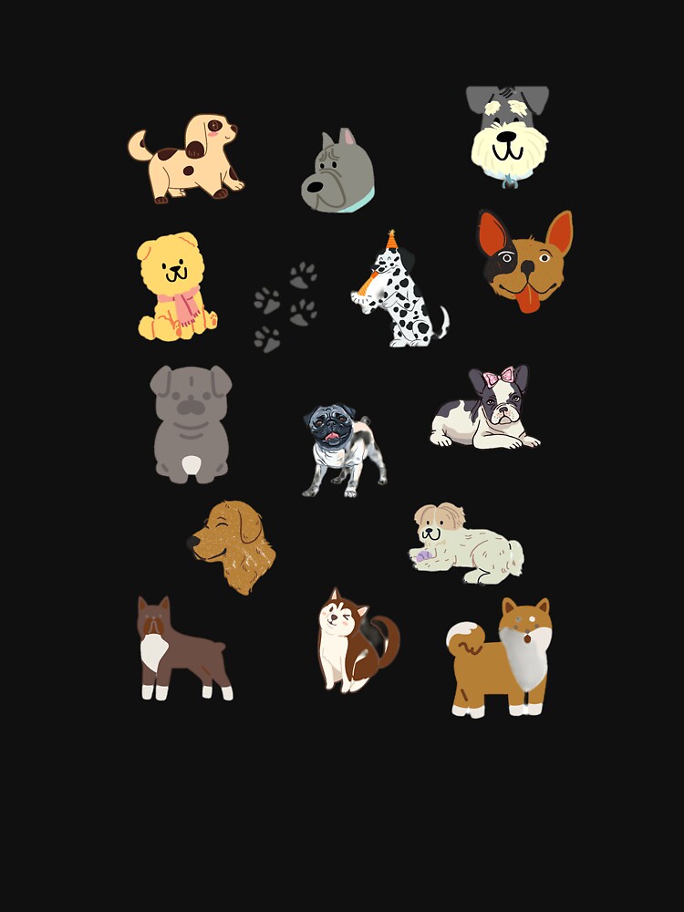 Watercolor Funny Dog Pack by Echo Aesthetics