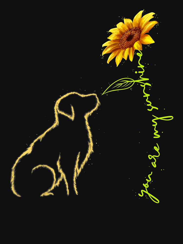 Cute Dog , You Are My Sunshine Golden Retriever by AdonisShop