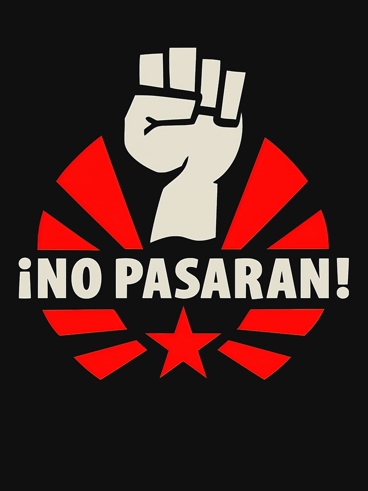 No Pasaran Fist & Star Classic by berthajanisdtk