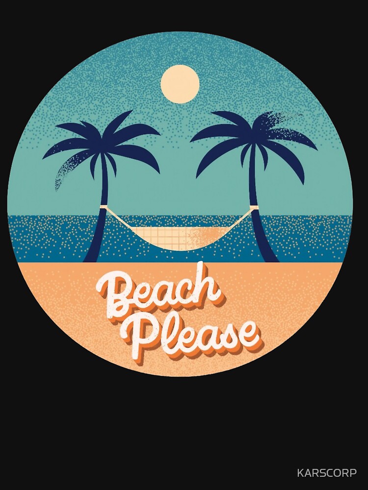 Scenic Beach Printed Graphic T-Shirt by KARSCORP