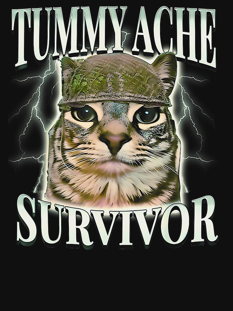 Tummy Ache Survivor Funny Meme by URGlden