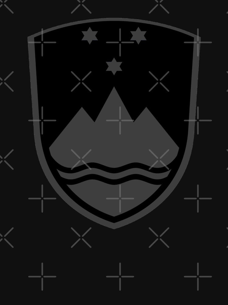 Slovenia Coat of Arms Blackout/Stealth Edition by Cestus