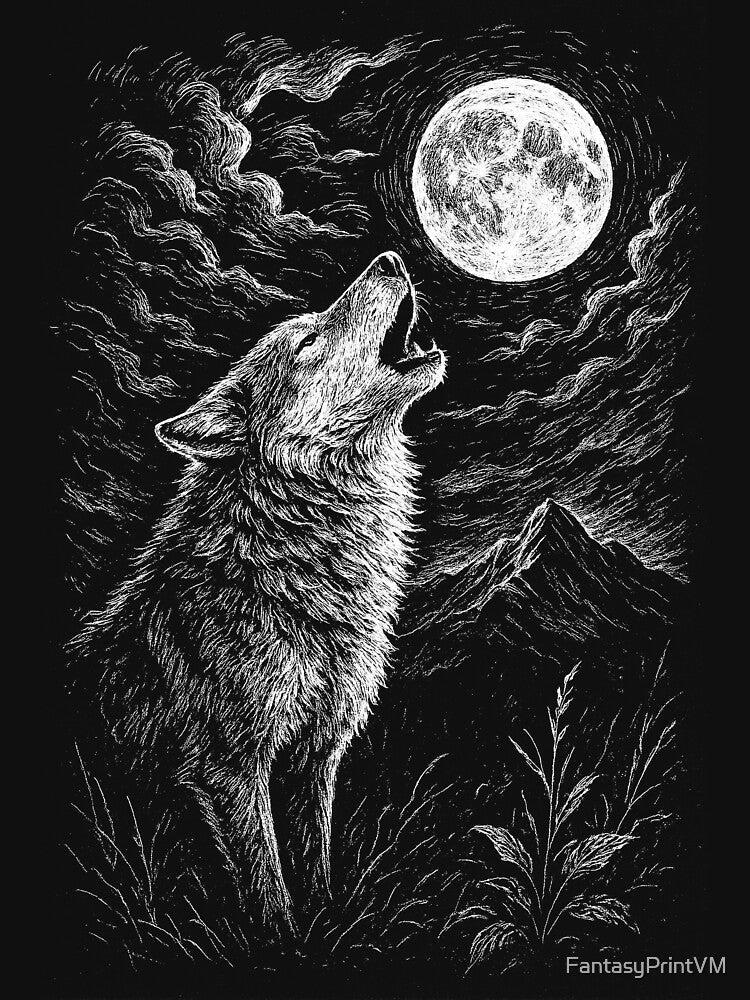 Wolf Howl by FantasyPrintVM