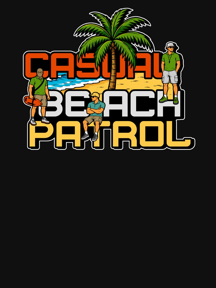 Casual Beach Patrol Summer Fan Shirt Tropical Terrace Culture by Ultras Propaganda