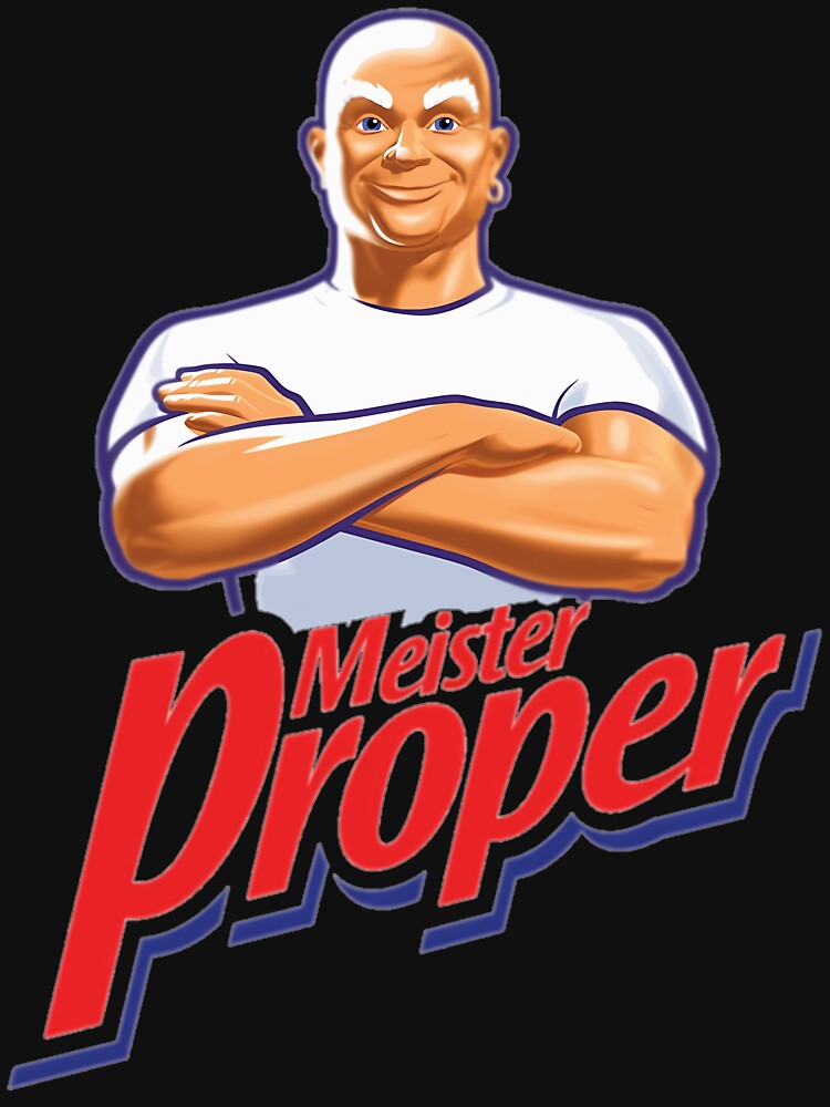 Best Selling   Meister Proper Merchandise by KatarinaRausch