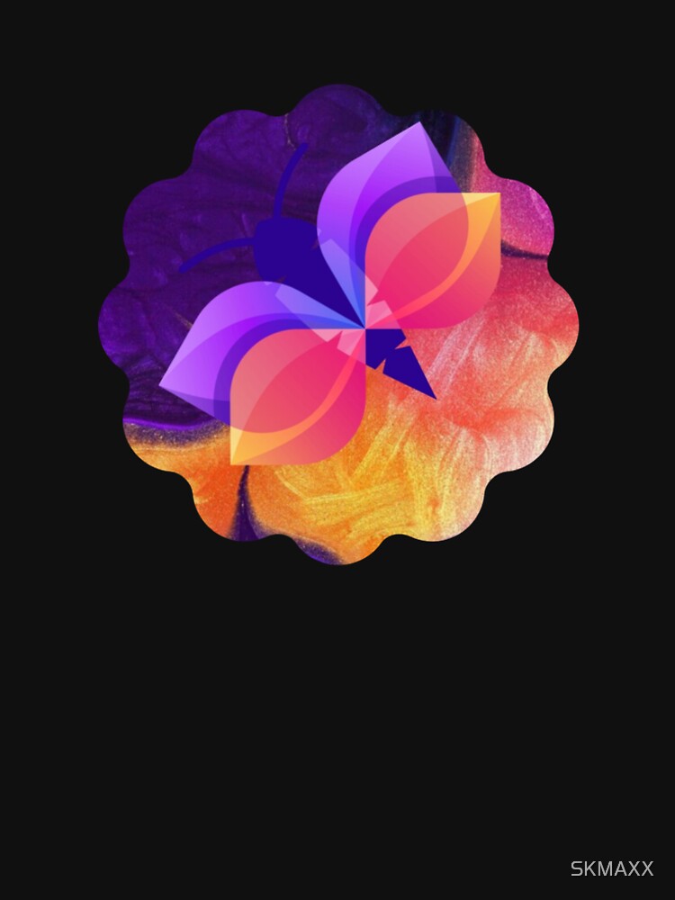 Artistic color pastel butterfly  pattern by SKMAXX