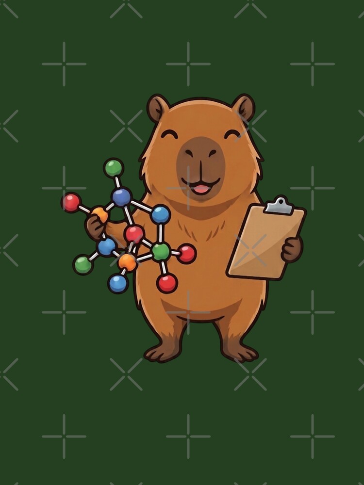School Capybara Scientist Mascot by Ivy-Triggs