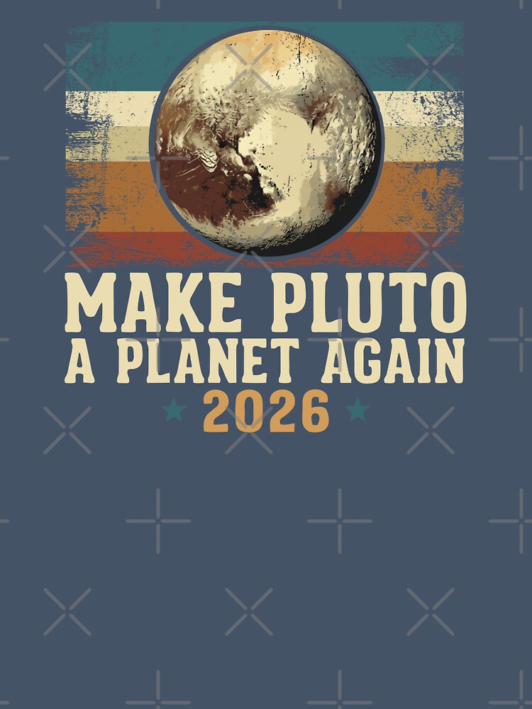 Make Pluto A Planet Again 2026 Retro Space Lover Gift by alenaz