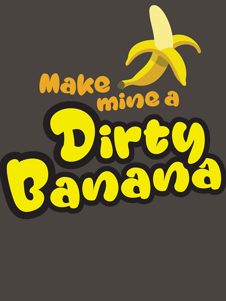 Dirty Banana - Cocktail - Yellow and Black by electricdreamz