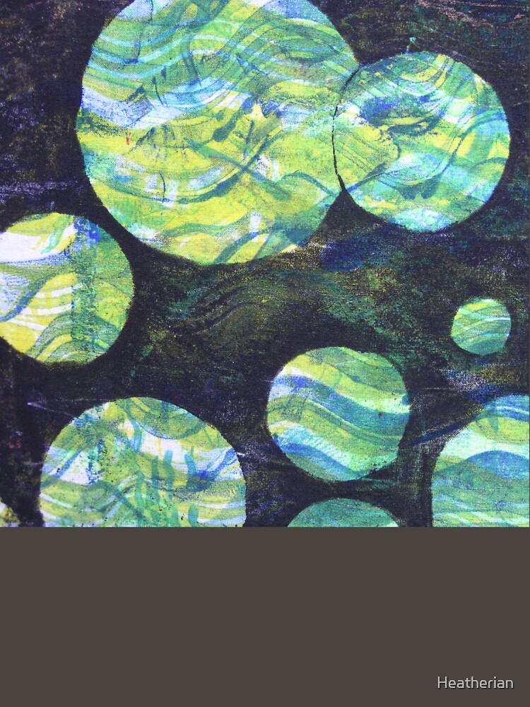 Green Cosmos Throw Pillow 2 by Heatherian