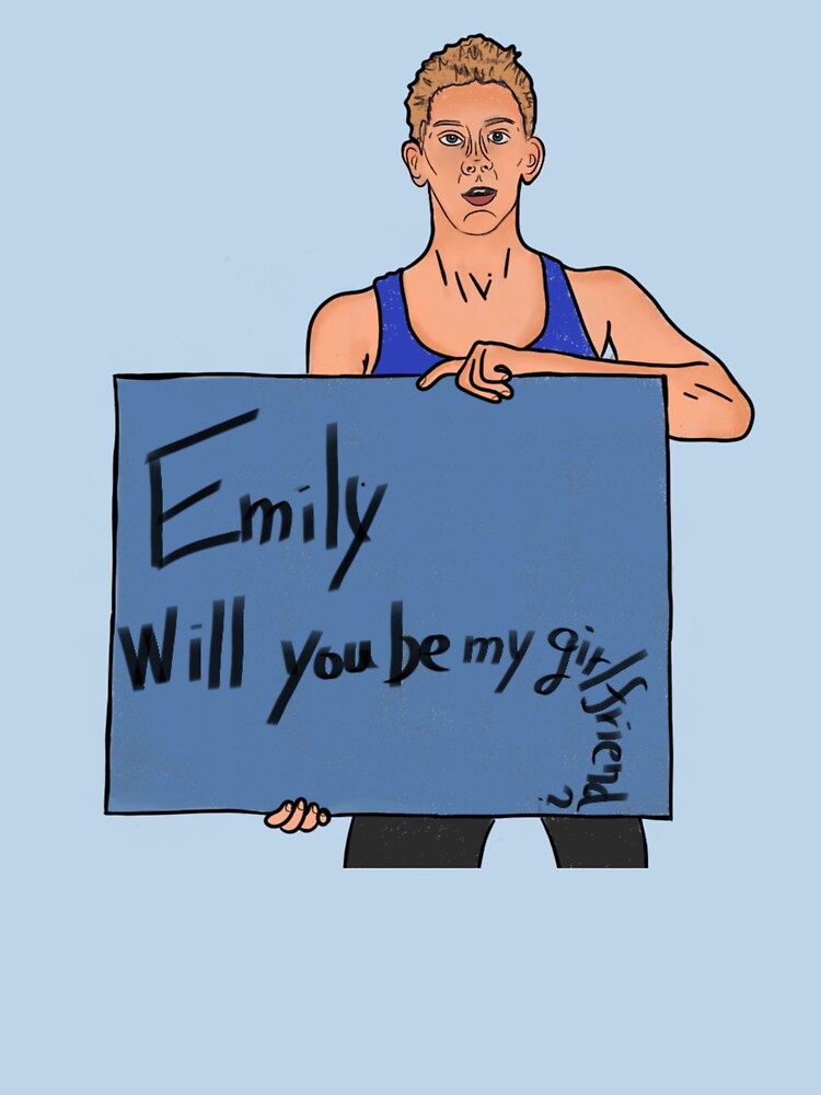 The next step Eldon holding sign by Dottydraws