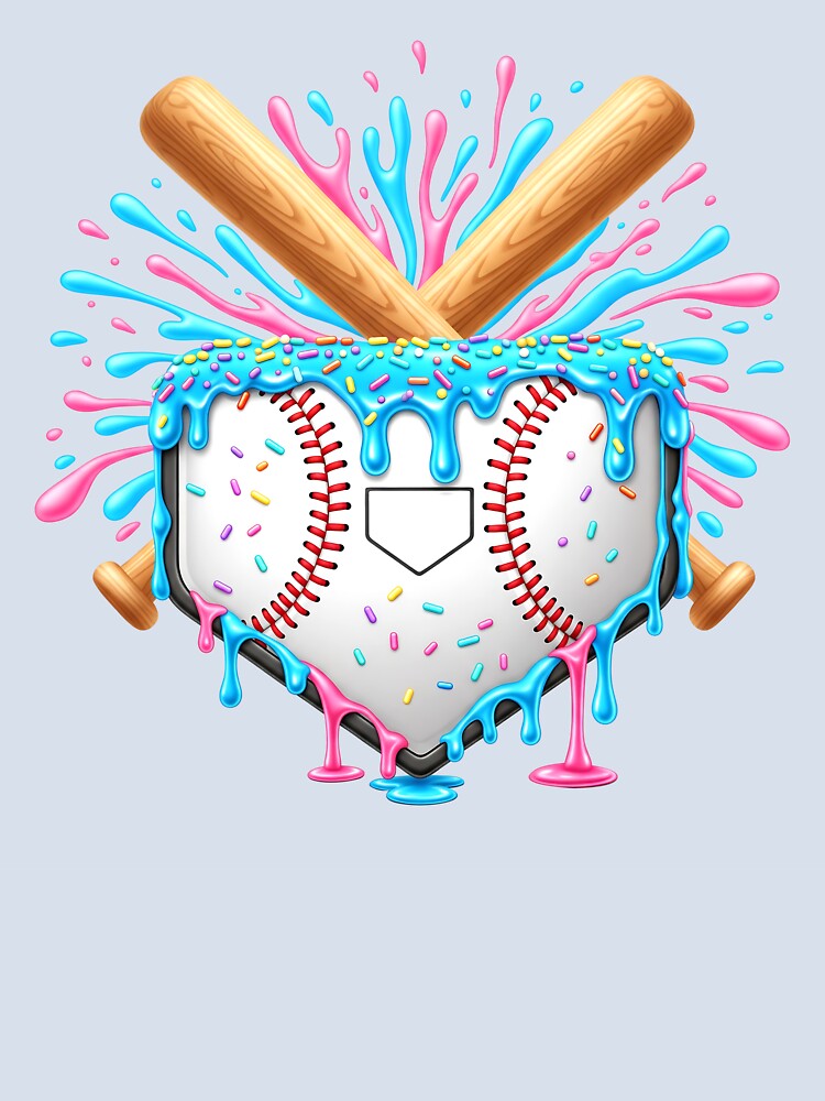 Baseball Drip for Boys Ice Cream Drip Youth Boys Baseball by diyoor