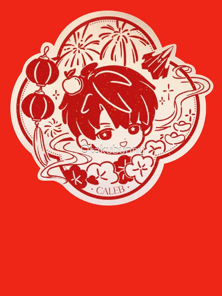 Love and Deepspace Caleb Chinese New Year Stamp by Otakubunny