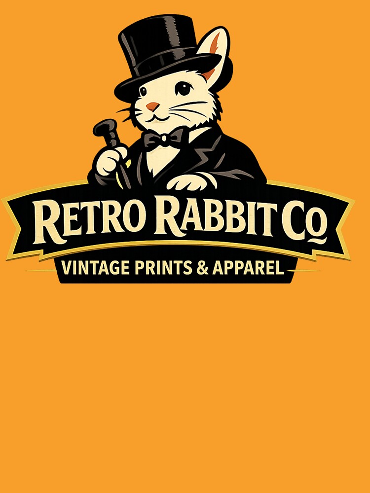 Retro Rabbit Vintage Posters And T Shirts by RetroRabbitCo