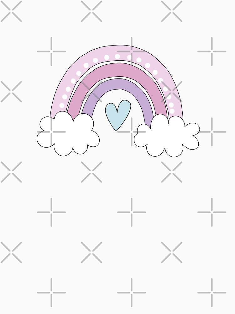 Aesthetic pink boho rainbow by NazarliNigar