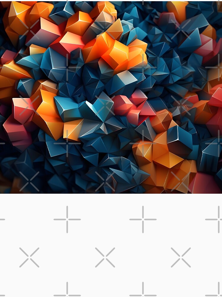 Colorful Cubes by ArtbyAiGallery
