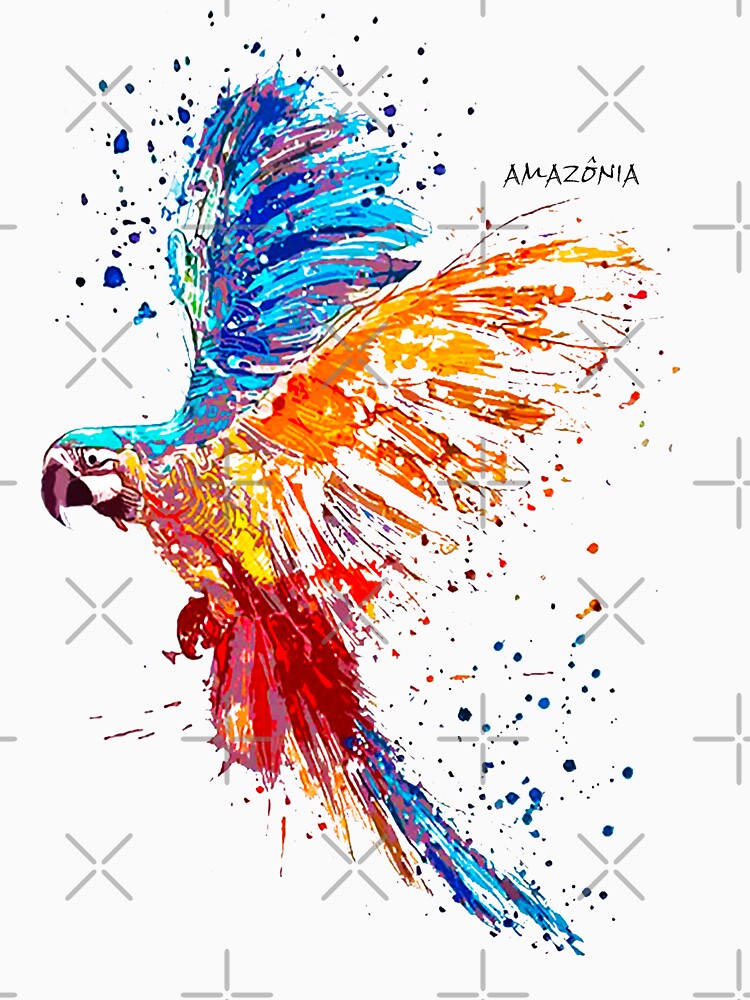 Macaw Paint - Amazonia Macaw Brazilian Birds by oluap