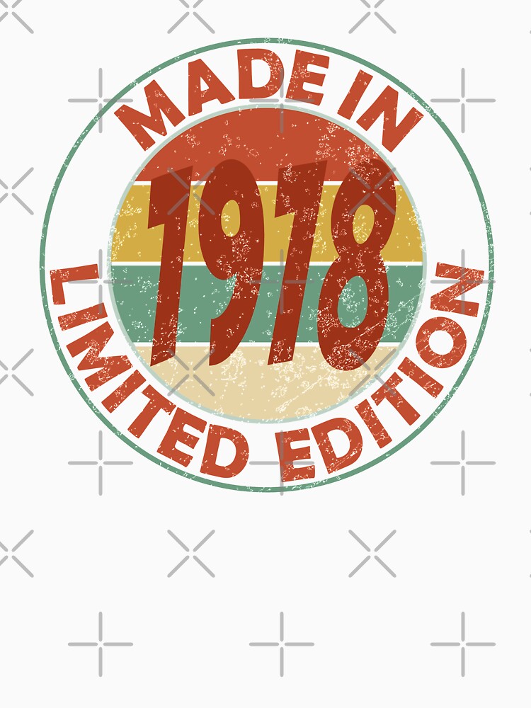 Made In 1978 Limited Edition Retro Vintage by Qudkin
