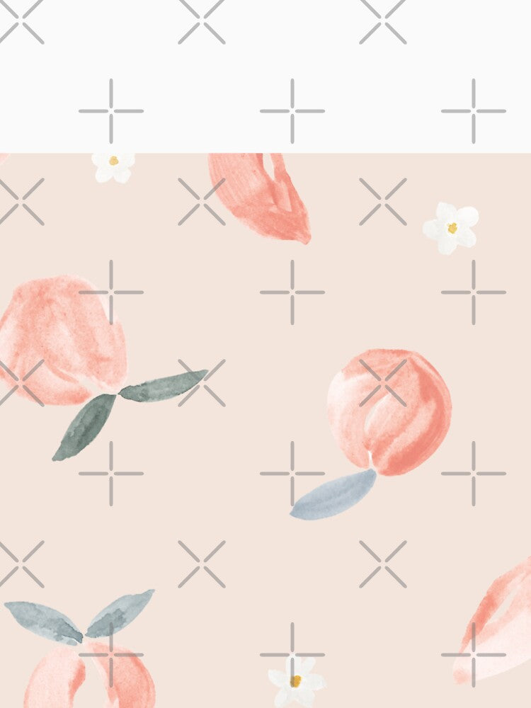 Watercolor Peaches by Erin Kendal