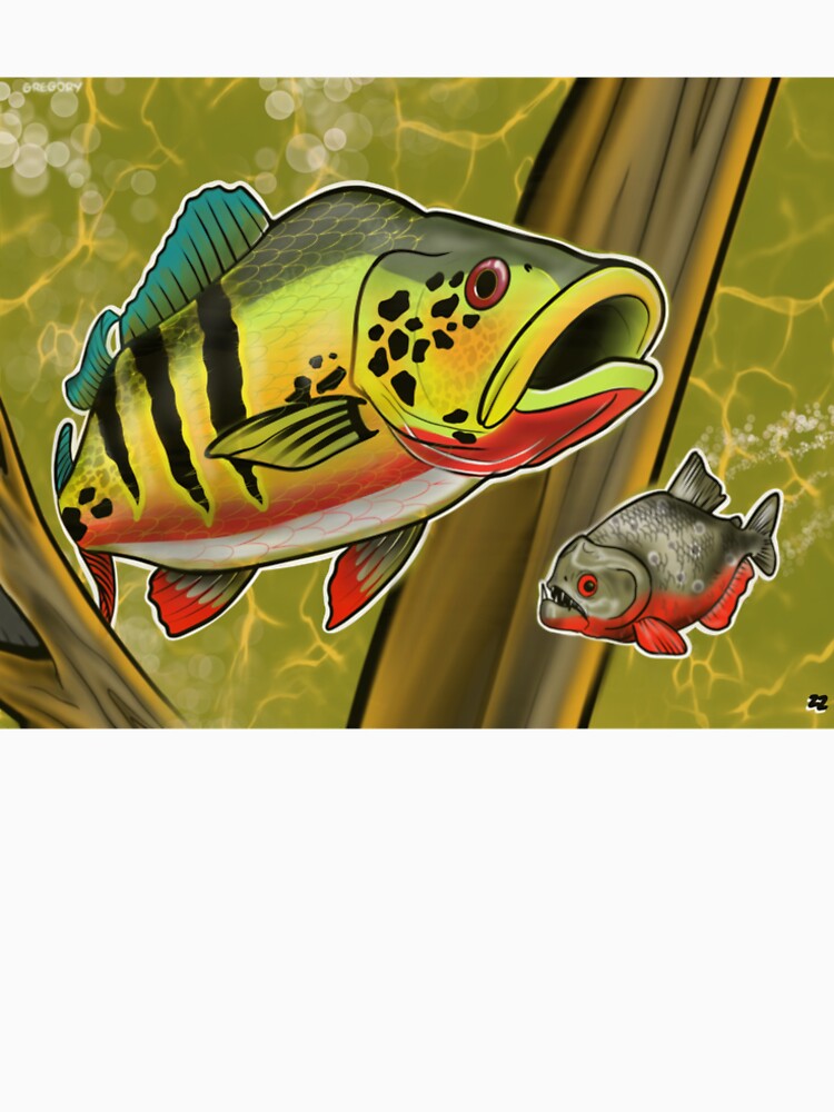 Bass fishing in the amazon by ghostartist215