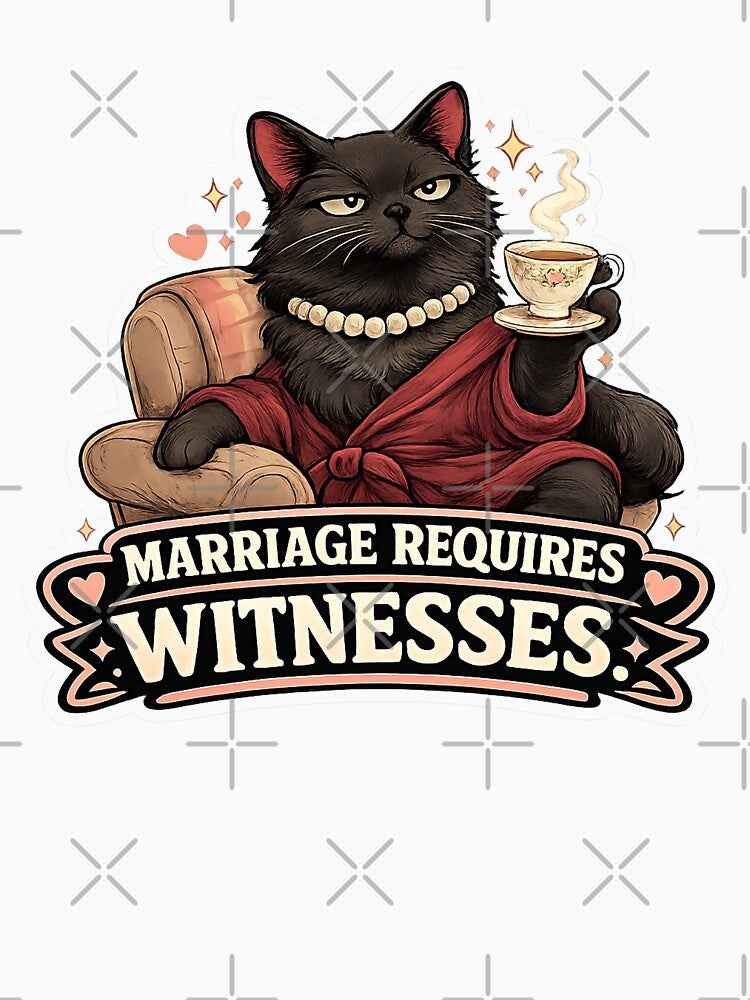 Funny Marriage Gift Tea Cat Wife Humor by Gentlestate