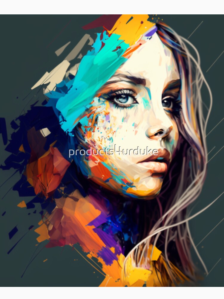 Best Selling - Abstract Art Female by products4urduke