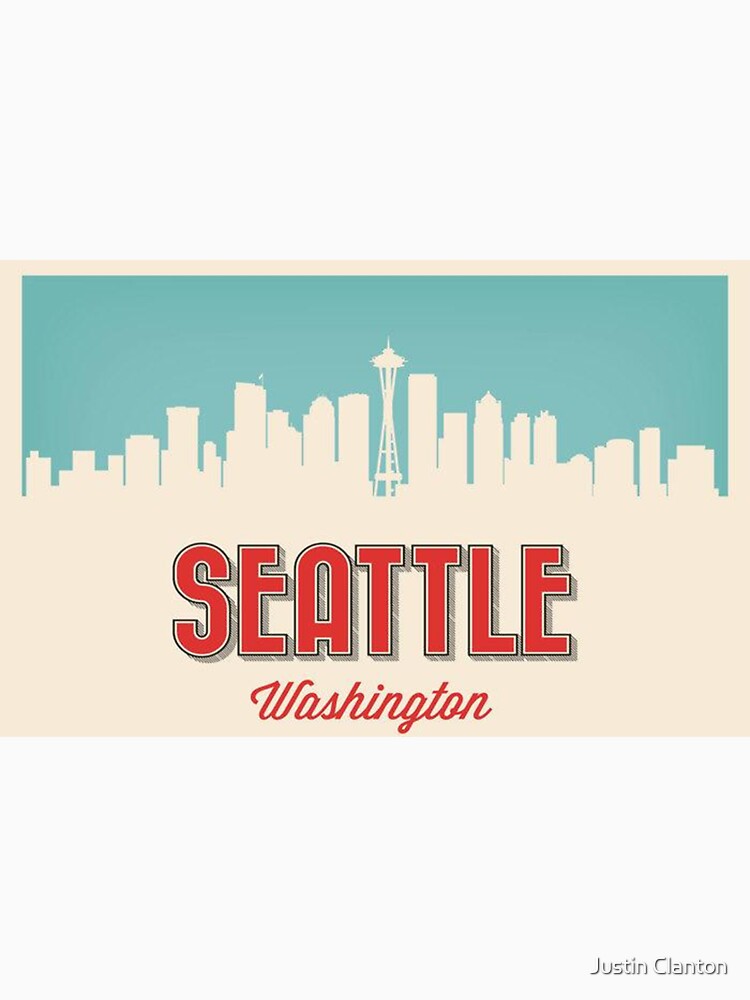 Seattle Washington Retro by TeamBride