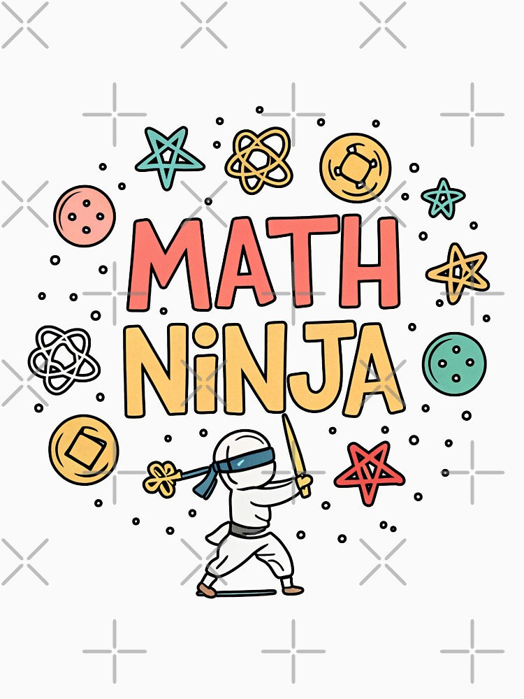 Math Ninja – Funny Math Teacher Student Gift by the science zoo