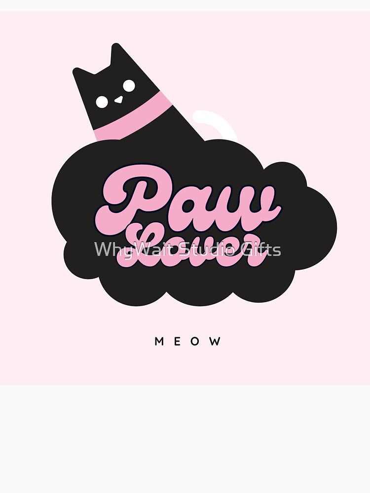 Cute Cat Art Print Funny Kawaii Cat Illustration Cat  Lover Gift Pastel Wall Decor by WhyWait Studio Gifts