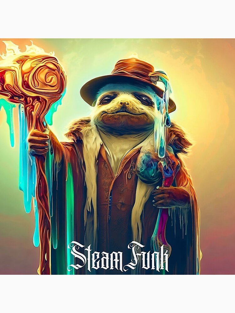 Wizard Sloth by SteamFunkInc