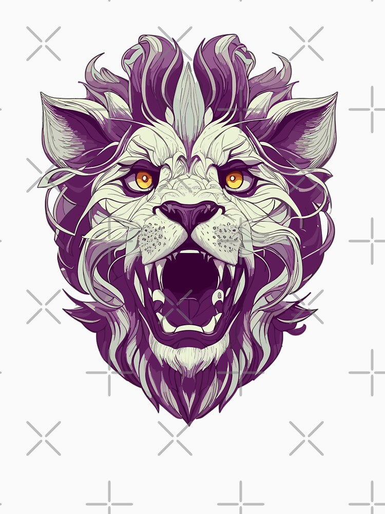 Fantasy Lion Head Illustration by NordicBadger