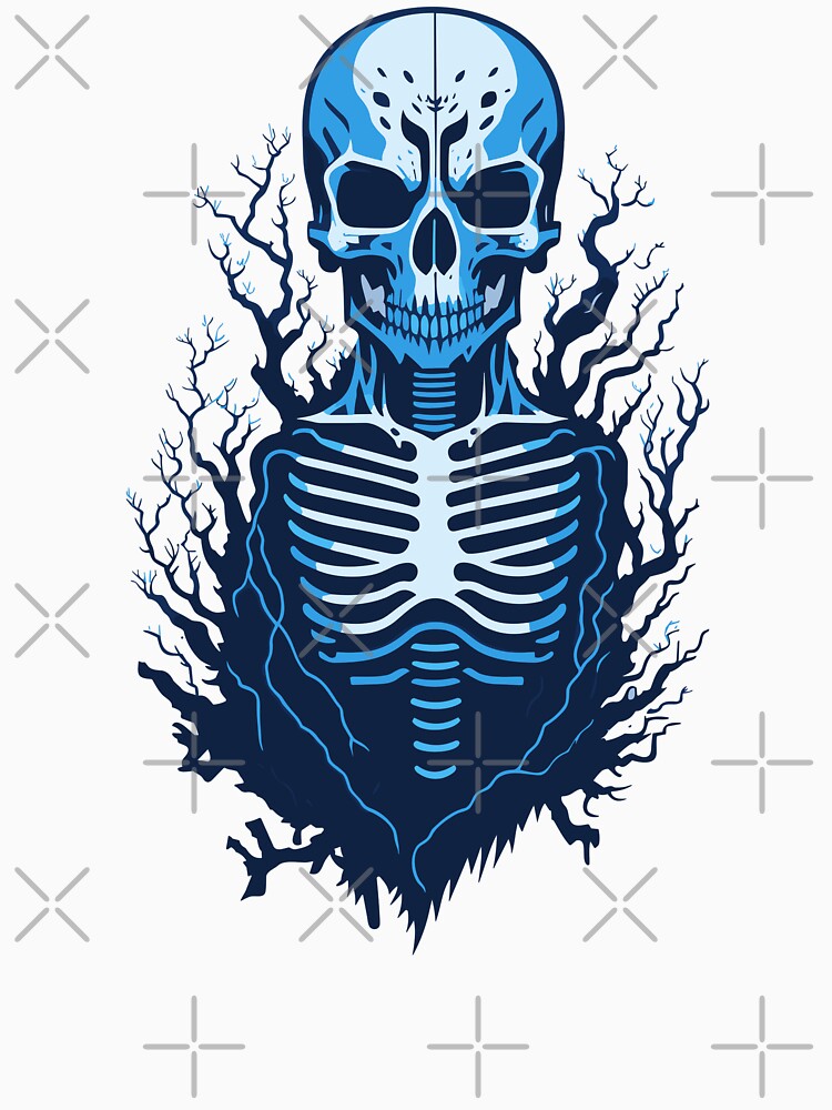 Skeleton Illustration in Vector Style by NordicBadger