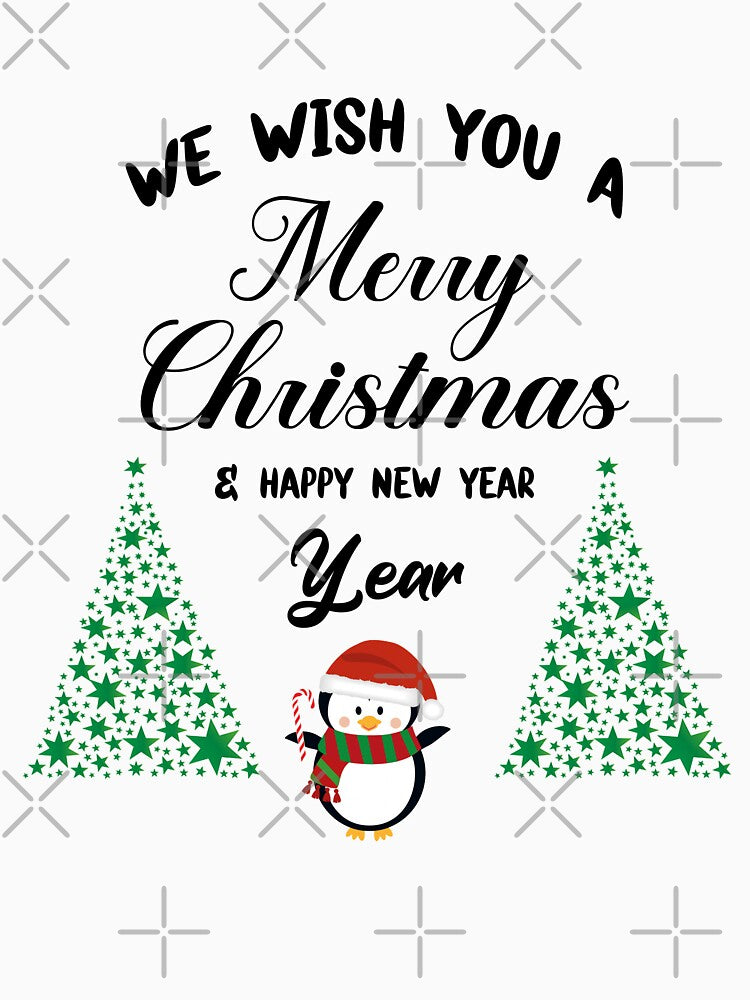 Cute Christmas Gift - We Wish You A Merry Christmas & Happy New Year by DitaNadiaStore