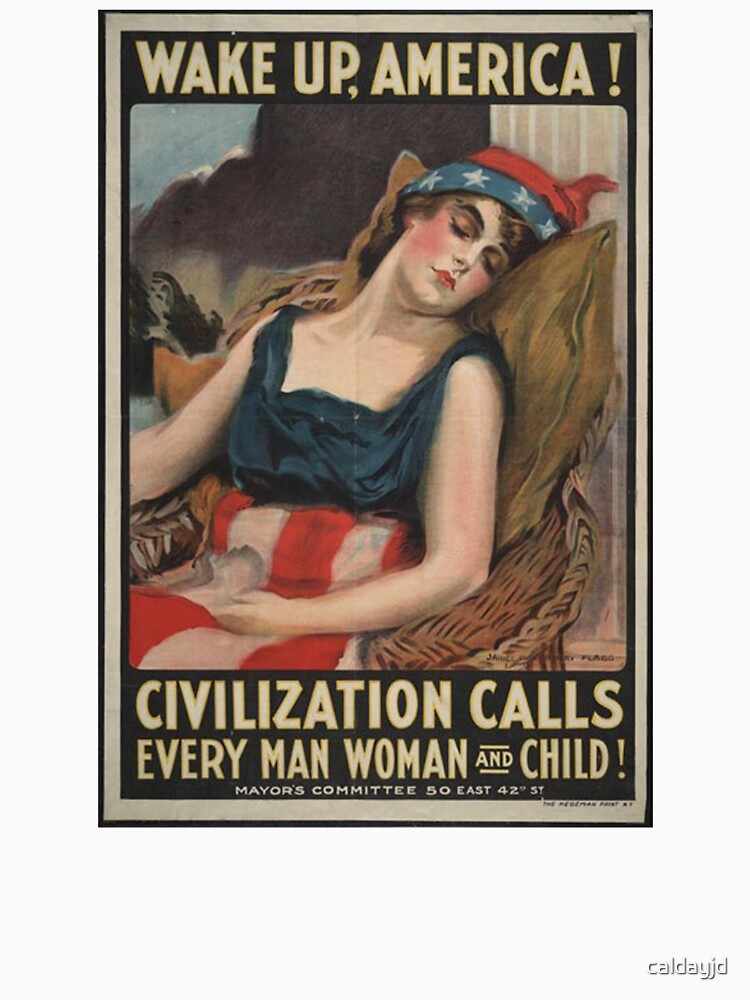 Wake up America - Vintage by caldayjd