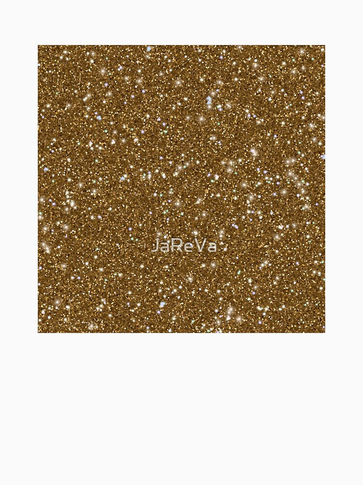 Printed image of sparkling golden glitter v7 by JaReVa