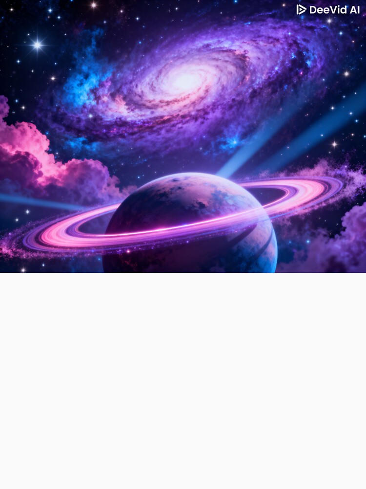 Cosmic Galaxy Dream – Vibrant Space Nebula Landscape by Eclipse Creative